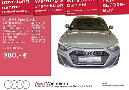 Audi A1 40 TFSI S-Line DSG LED PDC Virtual