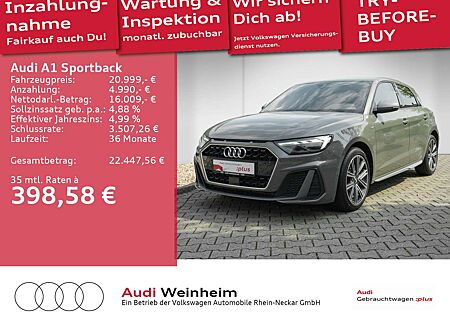 Audi A1 40 TFSI S-Line DSG LED PDC Virtual
