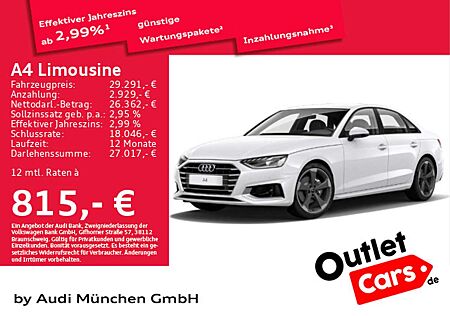 Audi A4 40 TFSI S tronic advanced Navi/LED/