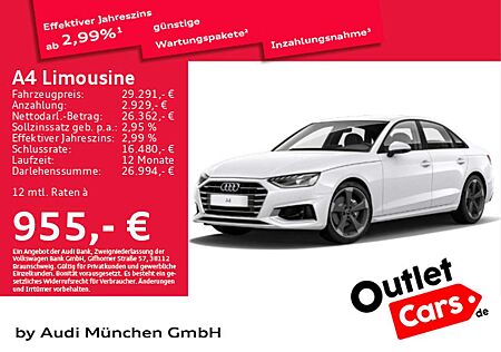 Audi A4 40 TFSI S tronic advanced Navi/LED/