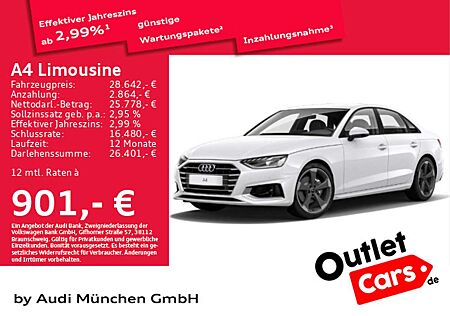 Audi A4 40 TFSI S tronic advanced Navi/LED/
