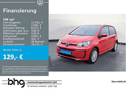 VW Up Volkswagen ! 4-türig Fahrerassistenzpaket GRA Kamera PDC
