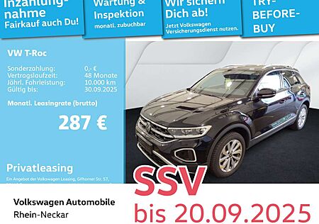 VW T-Roc Volkswagen 1.5 TSI Style DSG Navi AHK LED uvm