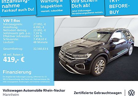 VW T-Roc Volkswagen 1.5 TSI Style DSG Navi AHK LED uvm