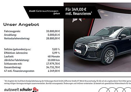 Audi Q3 45 1.4 TFSI e S-line AHK ACC RFK LED Navi Pano SH
