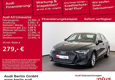 Audi A3 35 TFSI S tr. LED NAVI PDC VIRTUAL