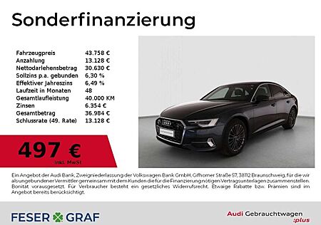 Audi A6 Lim. 40 TDI Matrix/Pano/Leder/R-Kamera/18 Zoll