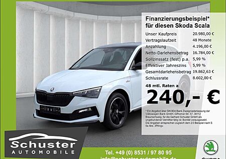 Skoda Scala Monte Carlo 1.5TSI*Voll-LED R-Kam Panodach