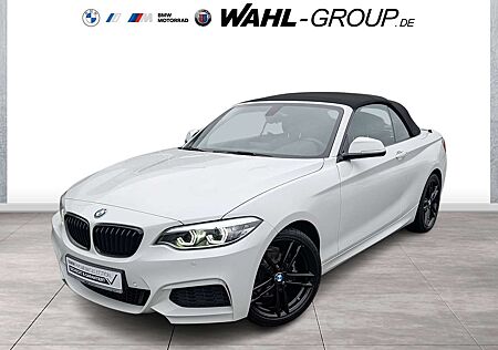 BMW 218 i CABRIO M SPORT NAVI BUSINESS RFK KOMFORTZG LED