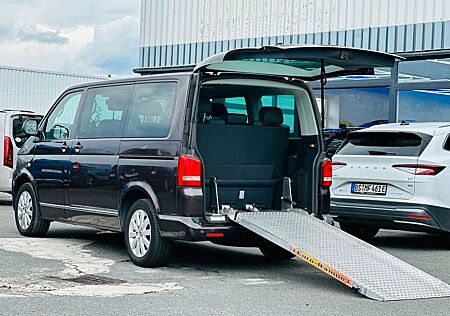 VW T5 Multivan Volkswagen Multivan-Highline-DSG-Behindertengerecht-Rampe