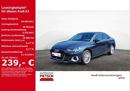Audi A3 Limo 35 TFSI advanced SmartInter Sitzhzg