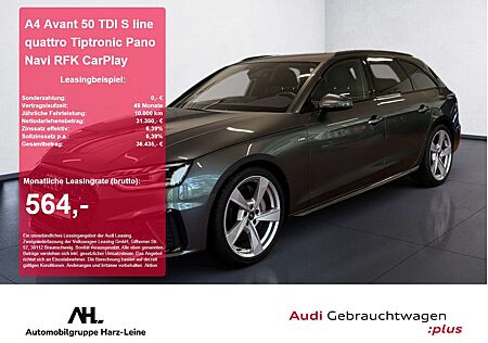 Audi A4 Avant 50 TDI S line quattro Tiptronic Pano Navi RF