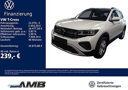 VW T-Cross Volkswagen Life 1.0 TSI ACC/IQ.Drive/Sitzhzg/02.30G