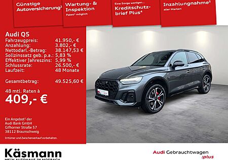 Audi Q5 S line 40TDI qu 2xS line AHK MATRIX KAM PANO