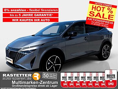 Nissan Qashqai 4x4 tekna Leder+Pano+ProPILOT+19Z+HUD+Matrix+Navi+