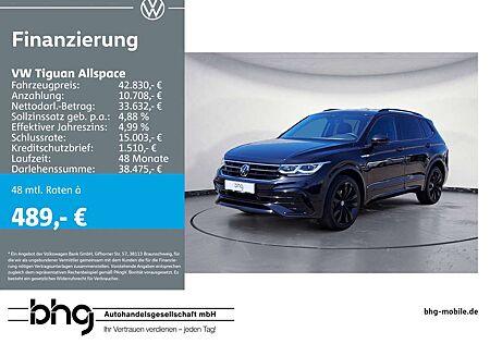 VW Tiguan Allspace Volkswagen 2.0 TDI 4Motion DSG R-Line Black