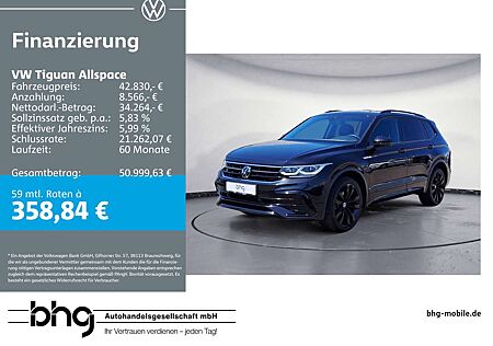 VW Tiguan Allspace Volkswagen 2.0 TDI 4Motion DSG R-Line Black