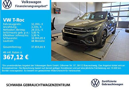 VW T-Roc Volkswagen R-Line 1.5l TSI DSG*ACC*AHK*PANO*MATRIX*18