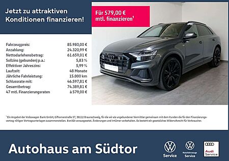 Audi Q8 50 TDI quattro S line | AHK Pano Standhzg.