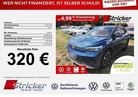 VW ID.4 Volkswagen Pro Performance 150/77 320,-ohne Anzahlung Navi A