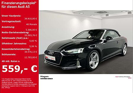 Audi A5 Cabriolet 40 TFSI S-tronic LED NAV AreaView advanc