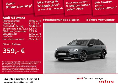 Audi A4 S line 35 TFSI S tr. SITZHZG LED PDC