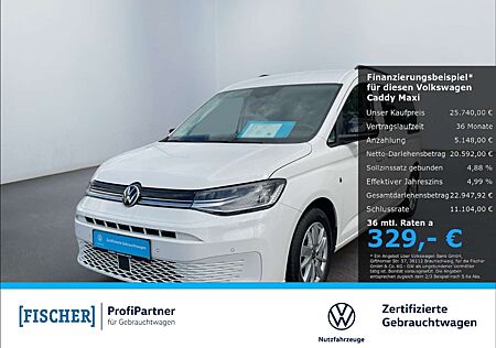 VW Caddy Volkswagen Life 2.0TDI LED AHK Navi SHZ Rear View PDC