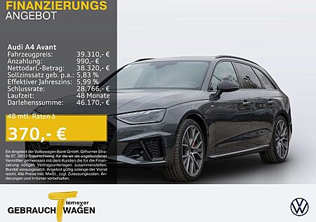 Audi A4 40 TFSI Q 2x S LINE LM19 KAMERA NAVI+ V