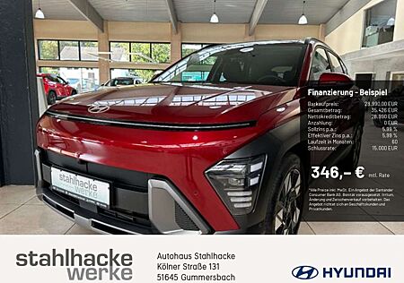 Hyundai Kona SX2 1.6 T-Gdi 198PS DCT 2WD PRIME Glasschiebedach, Sitz-Paket, BOSE Soundsystem