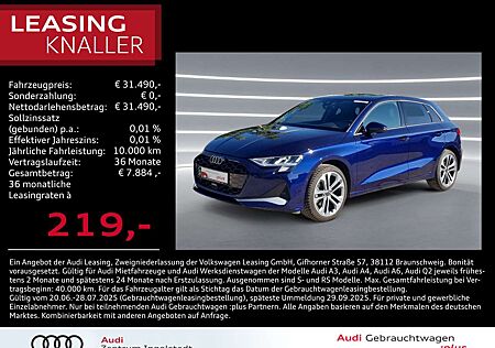 Audi A3 Sportback 35 TFSI NAVI AHK ACC 18" Advanced