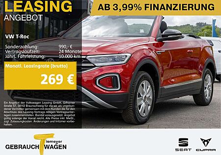 VW T-Roc Volkswagen Cabrio 1.5 TSI MOVE MATRIX NAVI STANDH KAM
