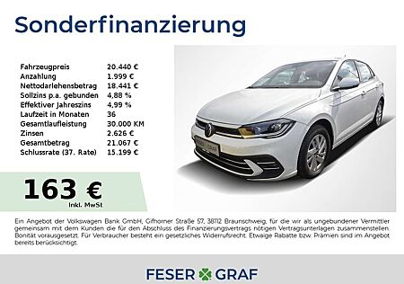 VW Polo Volkswagen Style 1.0 TSI DSG IQ.Light App-Con. PDC 15"