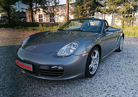 Porsche Boxster S atlasgrau,1.Hand,+ Service,ein Traum.
