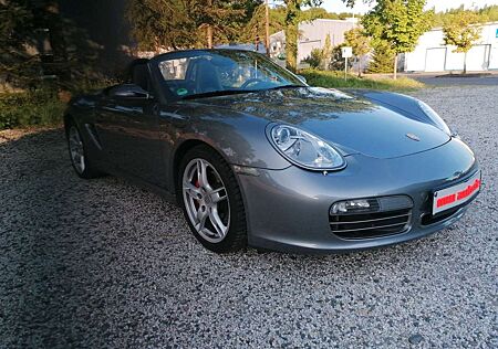 Porsche Boxster S atlasgrau,1.Hand,+ Service,ein Traum.