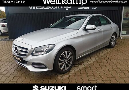 Mercedes-Benz C 180 gebraucht kaufen Mercedes-Benz C 180 AVANTGARDE W205 AHK Navi Lackfehler 1.Hand