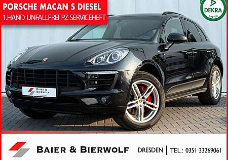 Porsche Macan S Diesel AHK 1.HAND PZ SCHECKH. UNFALLFREI