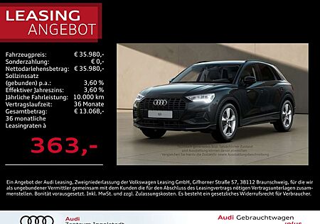 Audi Q3 35 TFSI STHZG LED AHK Optik-schw. 19" advanced