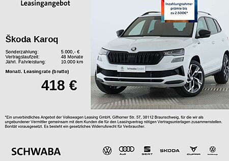 Skoda Karoq Sportline 2,0 TSI 4x4 *LED*AHK*ACC*R-KAM*