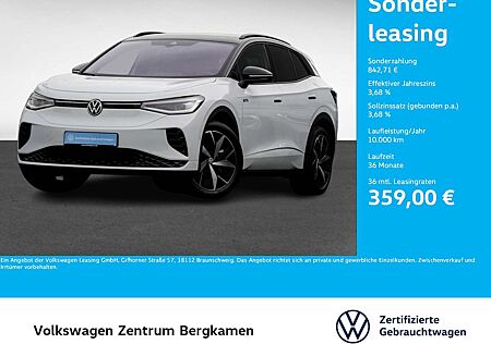 VW ID.4 Volkswagen GTX 4X4 WÄRMEPUMPE AHK CAM ACC LM20 NAVI