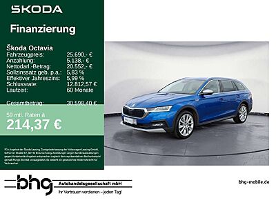 Skoda Octavia Combi 2.0 TDI DSG 4x4 Scout AHK Navi con