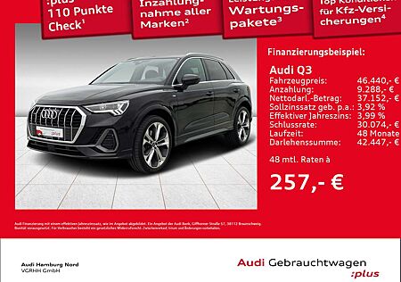 Audi Q3 40 TFSI 2x S line quat. Navi Stdhzg AHK Sound