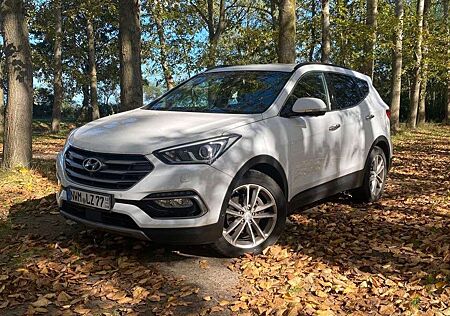 Hyundai Santa Fe blue 2.2 CRDI 4WD Automatik Premium