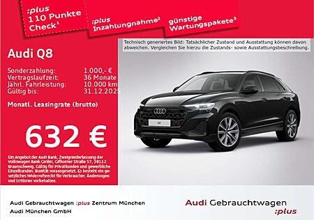 Audi Q8 45 TDI qu. tiptr. Matrix/HUD/Luftfed./Kamera/