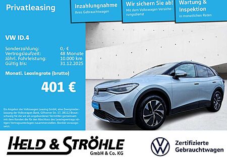 VW ID.4 Volkswagen Pro 210 kW IQ-LED AHK KAM NAV WÄPU PARKLENK