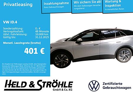 VW ID.4 Volkswagen Pro 210 kW IQ-LED AHK KAM NAV WÄPU PARKLENK