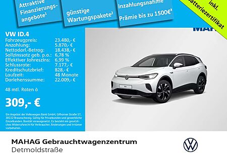 VW ID.4 Volkswagen Pro Performance CCS AHK Navi LED Kamera Alu