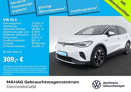 VW ID.4 Volkswagen Pro Performance CCS AHK Navi LED Kamera Alu