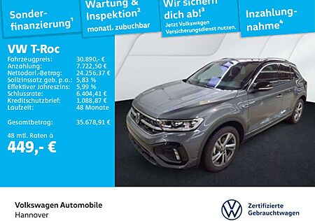 VW T-Roc Volkswagen 1.5 TSI DSG R-Line Navi AHK LED Kamera Dig