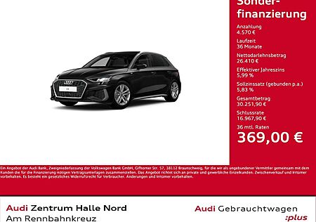 Audi A3 Sportback 35 TFSI S line S tronic