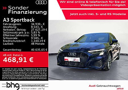 Audi A3 40 TDI quattro S-line Matrix/NAVI/A